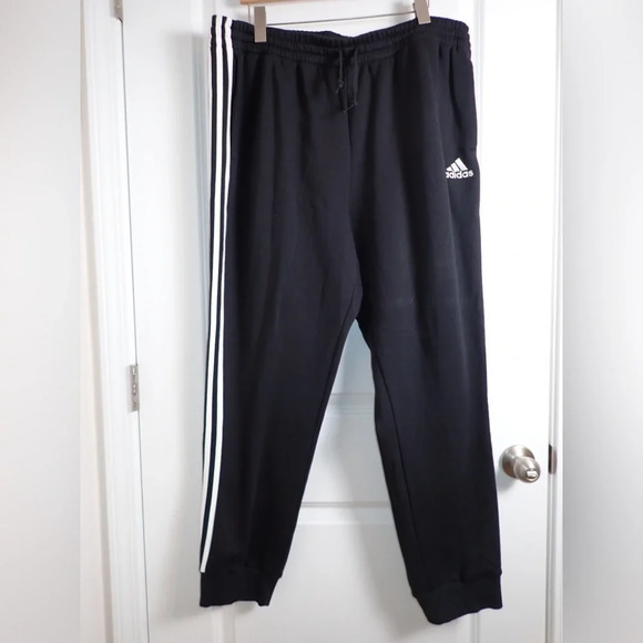 Adidas Men’s Black Joggers size 2XL - Picture 2 of 7